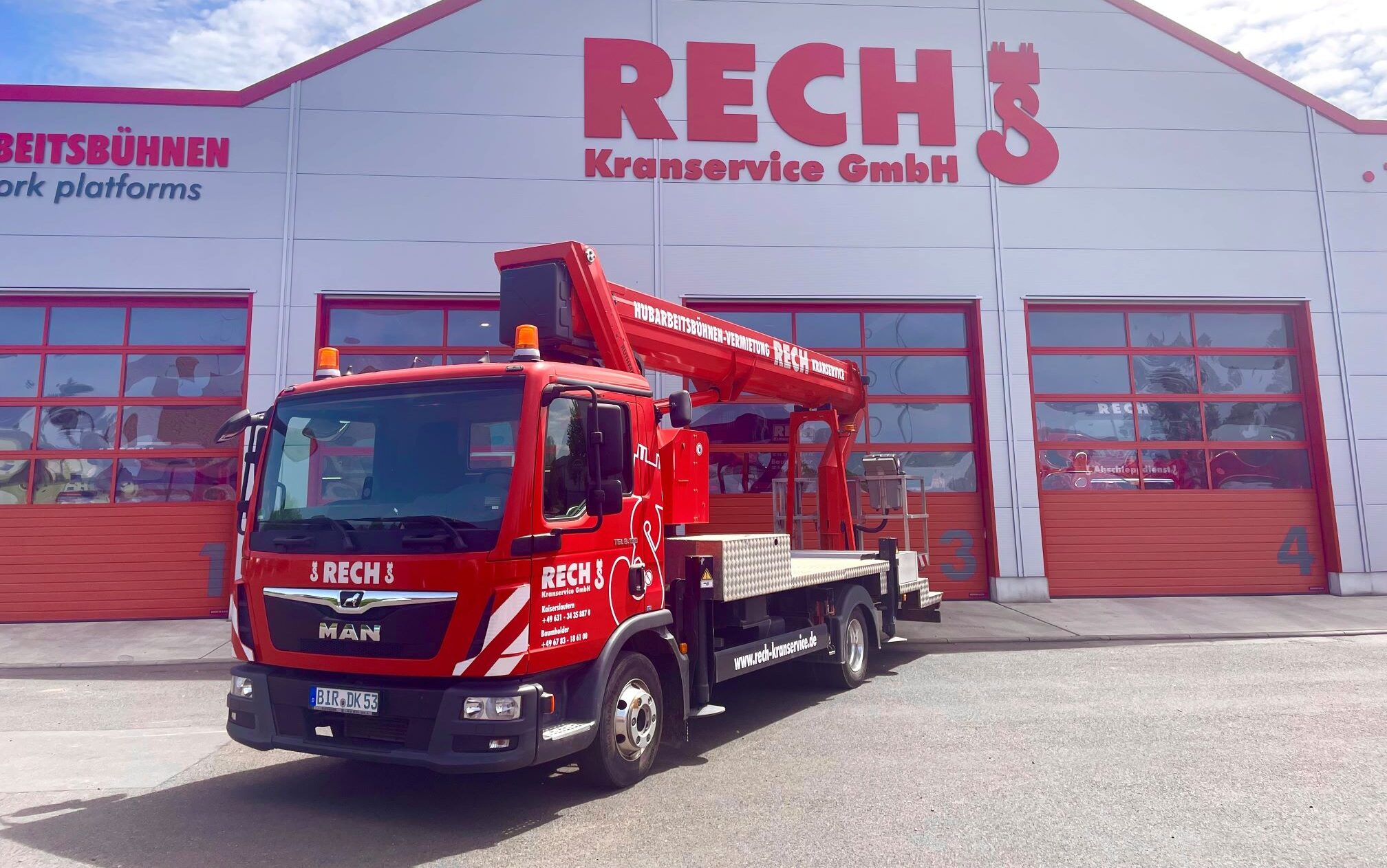 LKW-Hubarbeitsbühnen - Vermietung